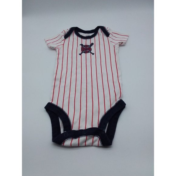 Carter's Infant Boys Baseball Batter Up Sports Theme Bodysuit Size 3 Months - Picture 6 of 6